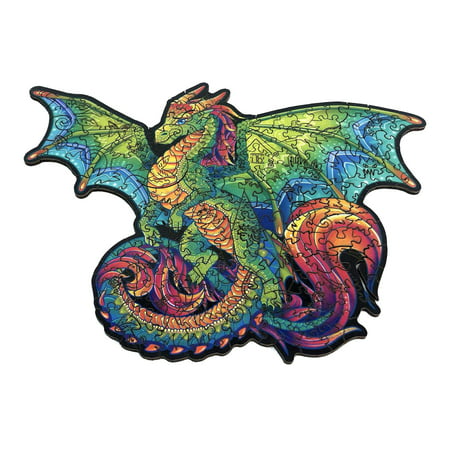 FengLS Wooden Puzzle Unique Shape Pieces 3D Animal Puzzle Gift for Adults and Kids 09-Gifts-08A#6678 Now Toys Wooden Puzzle Unique