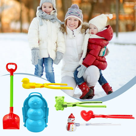 Snow Snowball Maker Clip Maker Animal Shaped Snow Sand Mold Tool Winter Snow Toys Kit 912-lj#3460 Boys Toys Snow Snowball Maker