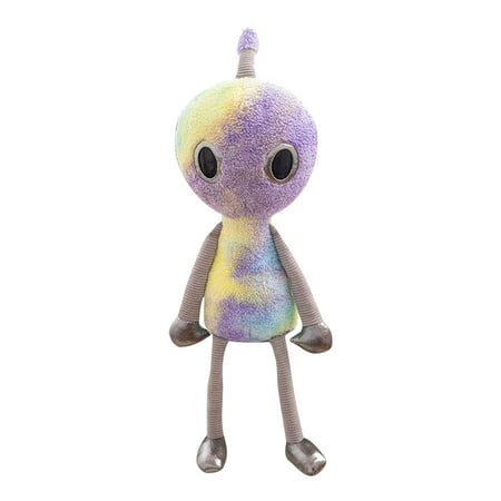 T*4973，Cute Dazzling Color Long-Legged Alien Doll Plush Toy Boy Girl Birthday Gift，P*4973 UL4