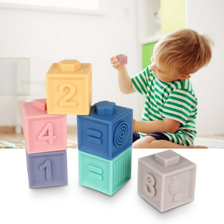 12PCS Children S Safety Soft Rubber Educational Building Block Toy Teaching Toy - 2022 New Toys 12PCS Children S Safety B#4964