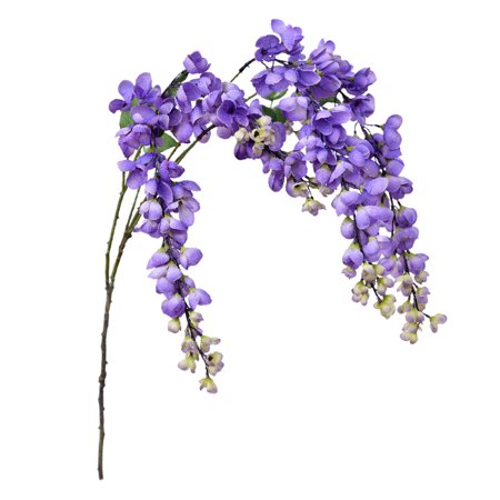 Minchun Bean Flower Vine Simulated Wisteria Ornament Artificial New Chain White Bush Fake Decoration Hanging Festival Supplies