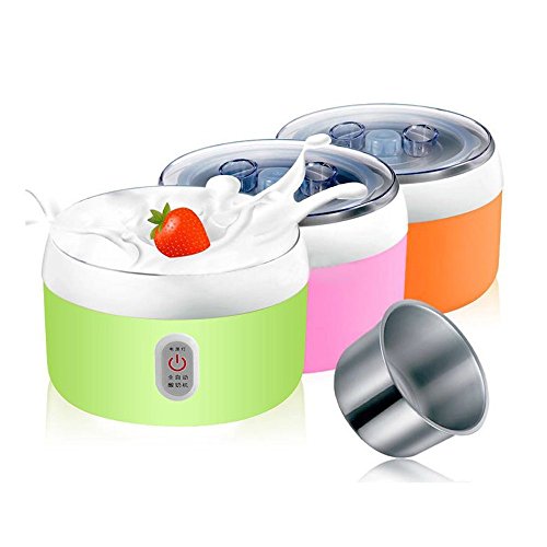 Automatic Yogurt Maker with Stainless Steel Container Electric Buttermilk Sour Cream Making Machine Rice Wine + Natto Maker
