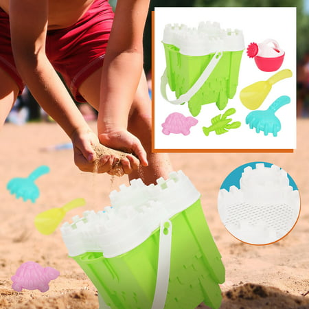 TOY Life Sand Toys for Kids Sand Molds 6 Beach Toys Includes Beach - 2022 New Toys TOY Life Sand B#17743