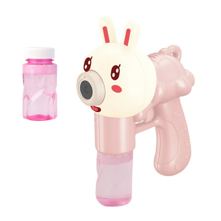 Buodes Toys for 4+ Year Old Boys 1 Year Old Girl Birthday Gift Cartoon Animals Bubble Machine Light Music Automatic Bubble Blowing Camera 50ML