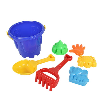 Buodes Speech Therapy Toys for Toddlers 1-3 Toys for 2 Year Old 7pcs Beach Sand Toy Set for Kids  Beach Shovels Spade Tool Kit with Mesh Bag