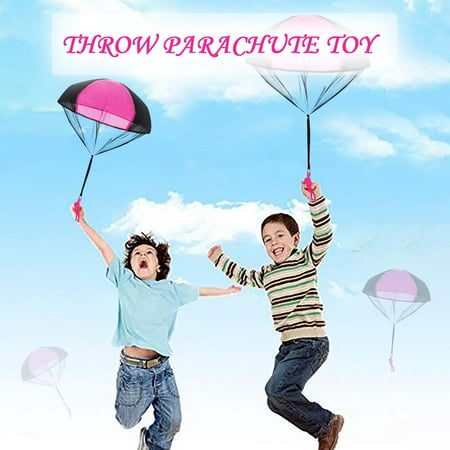 Children S Educational Hand Throwing Soldier Parachute Toy（Hot Pink） - 2022 New Toys Children S Educational Hand B#5999