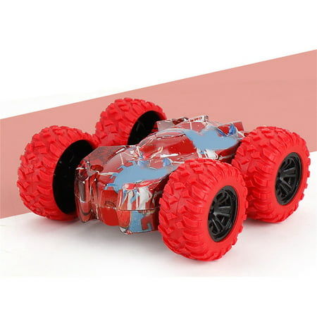 Inertia-Double Side Stunt Graffiti Car Off Road Model Car Vehicle Kids Toy Gift - 2022 New Toys Inertia-Double Side Stunt B#9545