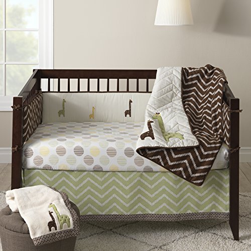 Lambs & Ivy Giraffe Collection Applique Blanket, Giraffe thumbnail