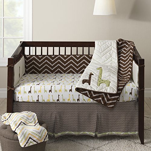 Lambs & Ivy Giraffe Collection Applique Blanket, Giraffe thumbnail