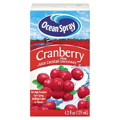 Ocean Spray Cranberry Juice Boxes, 4.2 Ounce (Pack of 40)