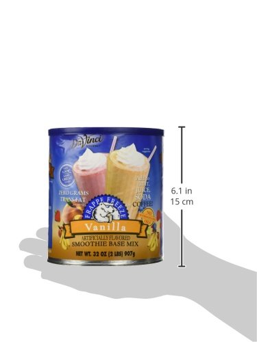 32 Oz DaVinci Frappe Freeze Vanilla Smoothie Base Mix, Add to Fruit, Juice, Soda, or Coffee thumbnail