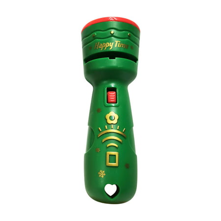 Buodes School Bus Toy Outside Toys for Kids Ages 4-8 Flashlight Christmas Projector Realistic 24 Patterns Santa Christmas Tree Education Toy Gift
