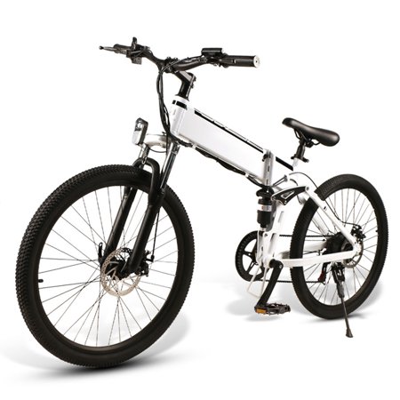Folding Bike 26 Inch with LCD Display 500W 48V 10.4AH 30 KM/H Removable Battery Electric Mountain Bicycle