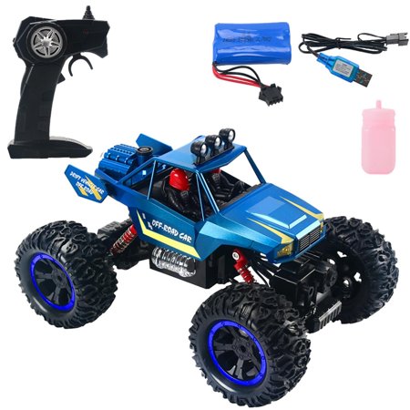 EQWLJWE Remote Control Car  4WD 2.4GHz Off Road Monster Vehicle RC Truck Crawler with Dual Motors(1/14 30 Km/h)