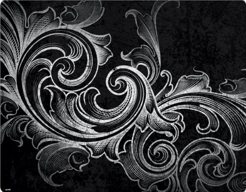 Skinit Protective Skin for Curve 8530 - Black Flourish thumbnail