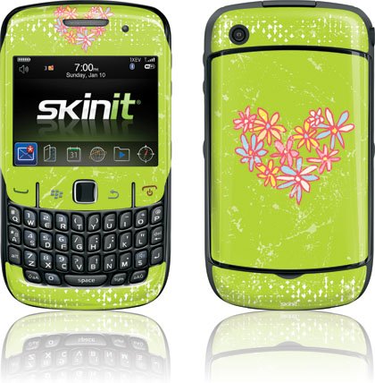 Skinit Protective Skin for Curve 8530 - Daisy Heart