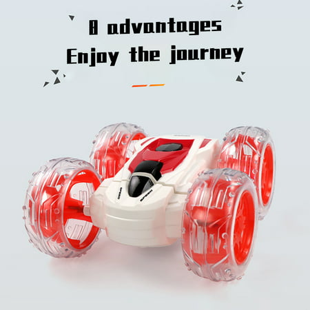 DDgui New Upgraded 360° Rotate Stunt Car Model LED Light 4WD High Speed Remote Control Off-road Toy DDgui LCC220923-9306
