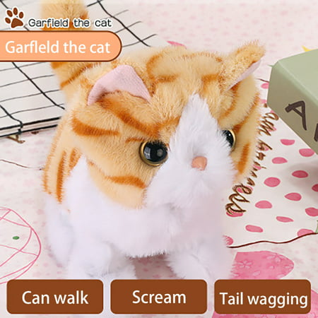 DDgui New Upgraded Electronic Pet Electric Simulation Children S Toy Will Bark and Walk Cat DDgui LCC220923-4723