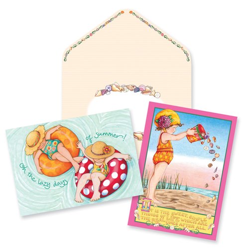 Cape Shore Mary on Vacation Boxed Notes, Shells/Inner Tube (9021)