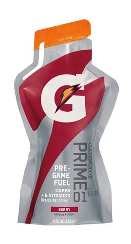 Gatorade Prime Sports Fuel Drink Berry 4 Fluid Ounce Plastic Bag