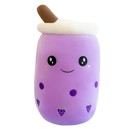 U#5796，Cute and Soft Simulation Fruit Milk Tea Cup Pillow Plush Toy Pearl Milk Tea Doll Doll Gift，P#5796 KU9