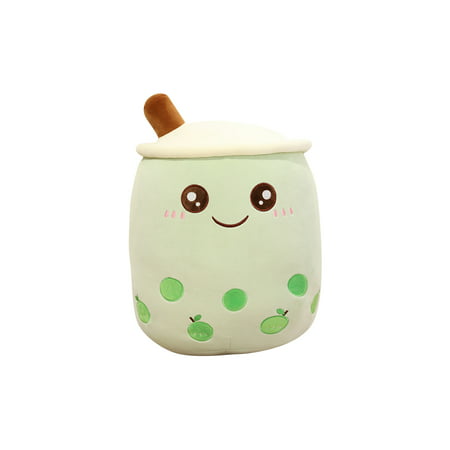 Cute and Soft Simulation Fruit Milk Tea Cup Pillow Plush Toy Pearl Milk Tea Doll Doll Gift - Cute and Soft a#2312