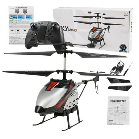 2.4G Gyro Helicopter with Remote Control Altitude Hold RC Alloy Drone Toy Gift - 2022 New Toys 2.4G Gyro Helicopter B#4742