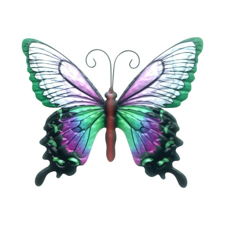 Buodes Garden Party Decorations Garden Butterfly Art Outdoor Garden Backyard Metal Animal Decoration Gift
