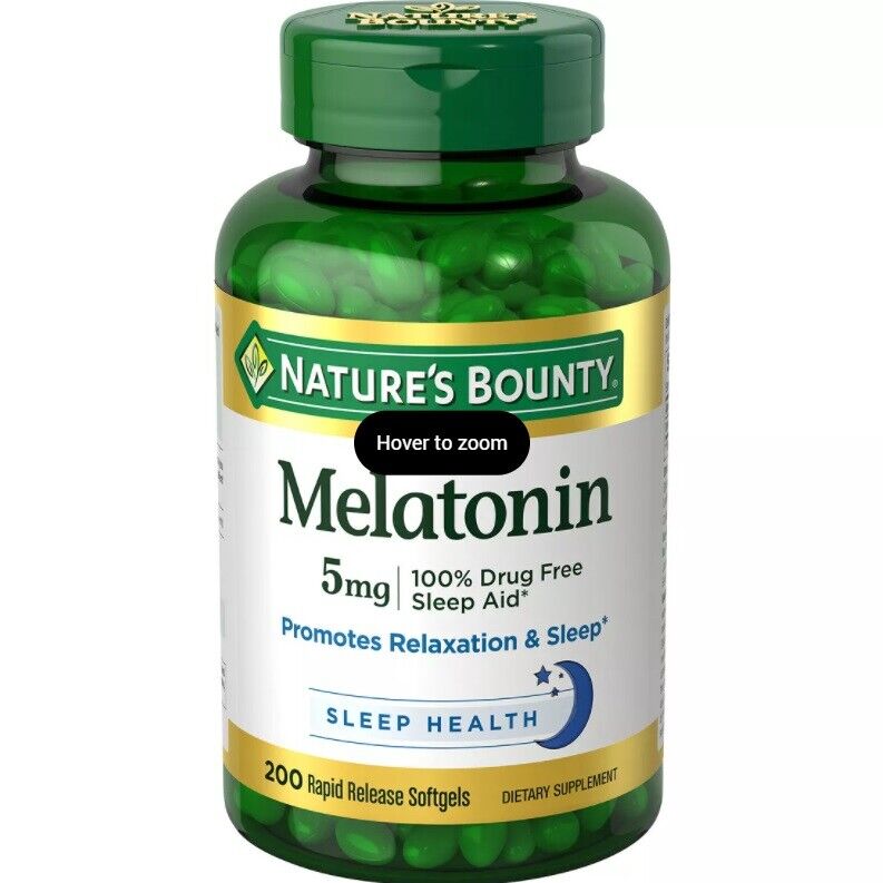Nature S Bounty Melatonin 5 Mg  200 Ct.