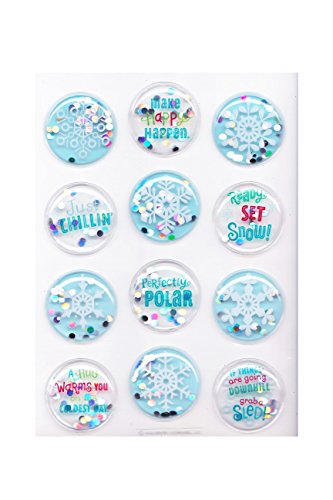 North Pole 2 Pack Puffy Stickers Stickers ~ 4 Sheets Total