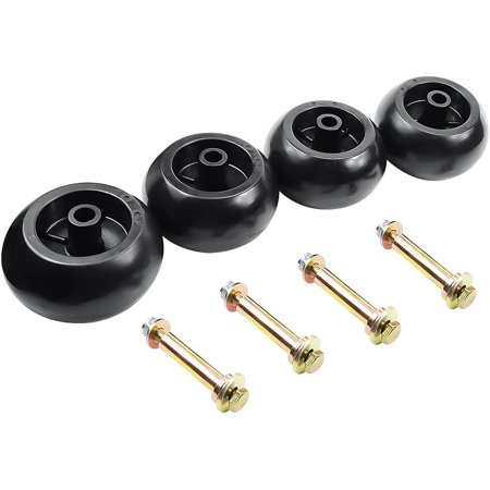 Mower Anti Scalp Deck Wheel Kit Replacement for Bad Boy 022-5234-98 Toro 1-603299 68-2730 E 103-7263 103-4051 H 5391026-43 Many Bore 5/8  Wheel Size 4