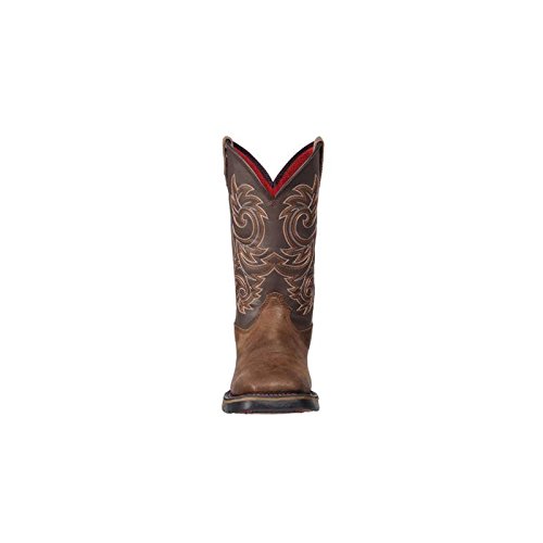 Rocky Men's Long Range Western Boot Square Toe Coffee US thumbnail