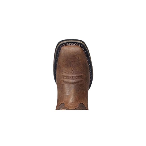 Rocky Men's Long Range Western Boot Square Toe Coffee US thumbnail