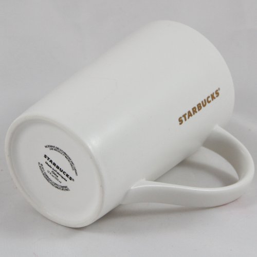 Starbucks Coffee Holiday 2012 White & Gold to Go Cup Mug 12 Oz. thumbnail