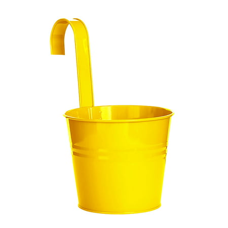 MIANHT Color Flower Bucket Tin Hanging Bucket Green Plant Flower Container Home Balcony Hanging Bucket - 2022 Color Flower Bucket M-#9335