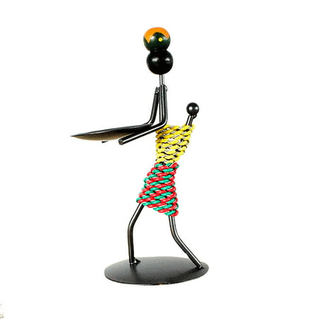 Zpj3#5797 Metal Creative Retro Candlestick Dining Table Human Modeling Party Home Decor Z#5797 WZ3