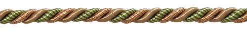 Medium Lt Bronze, Olive Green, Terracotta Baroque Collection 5/16