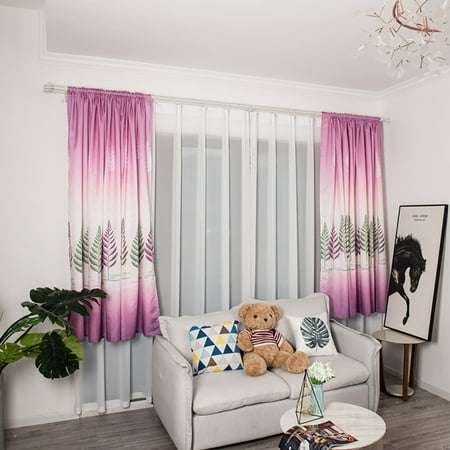 Leaves Curtain Tulle Window Treatment Voile Drape Valance 1 Panel Fabric 08HWC15A#9318 2022 the Hot Leaves Curtain Tulle