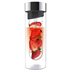 Asobu SWG11SMSIL Flavor It Glass Water Bottle (Smoke/Silver)