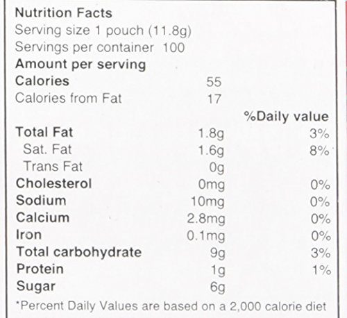 maxim coffee nutrition facts