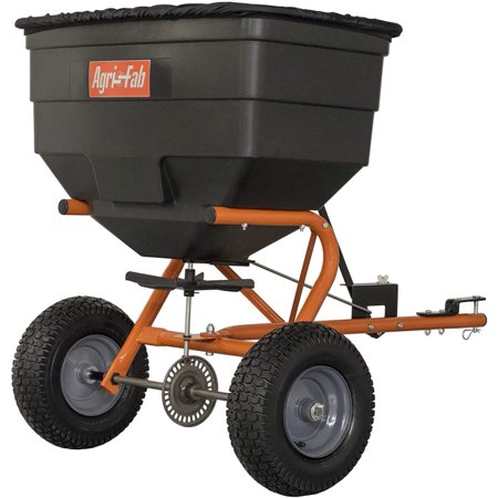 LueInJoy Inc 45-0547 185 Lb L & G Tow Broadcast Spreader Orange
