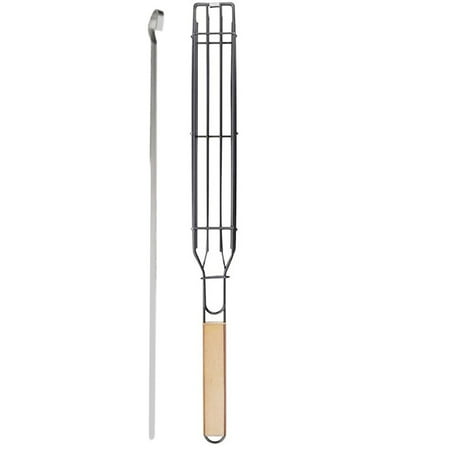 DDgui New Grilling Basket - Set of 1 Heavy Duty Stainless Steel Kebab BBQ Grill Box Tool DDgui LBB220920-4542