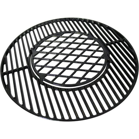 JIUJIANG 8835 21.5 Inch Non-Stick Polished Porcelain Coated Grill Grates for Weber Original Kettle 22 Inch Charcoal Grill  22  Weber Performer Premium
