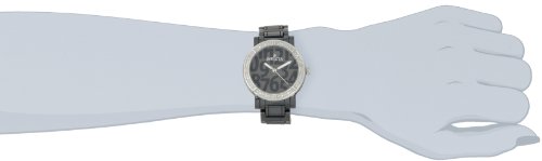Invicta Women's 10277 Ceramic Diamond Accented Dark Grey Dial Black Ceramic Watch