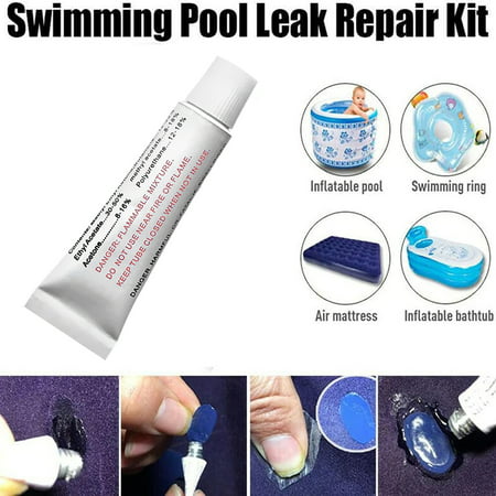 Zpj5#4579 Pool Puncture Repair Kit 1 Pack with 2 Patches for Pool and 3G Adhesive 3Ml Z#4579 FL5