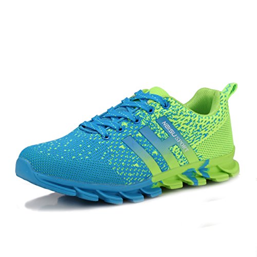 NAISU 6331 Men's Fly Wired Free Running Sport Athletic Shoes Men's Work Out Cross-Trainer Sneakers Outdoor Walking Shoes Blue 9 thumbnail