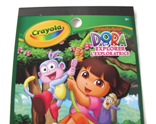 Crayola Coloring Pad Bundle of 3 Incudes Dora the Explorer Drawing Pad, 12 Pre Sharpened Crayola Pencils, and 3 Washable Dual Color Markers thumbnail