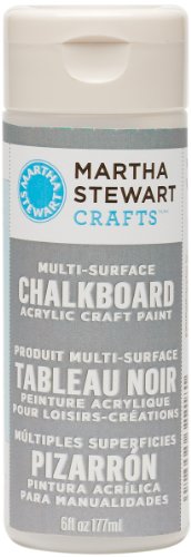 Martha Stewart Crafts 32218 6-Ounce Chalkboard Paint, Gray