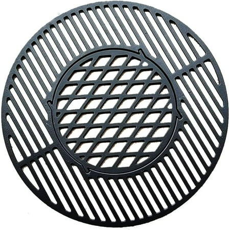 Klcvefos C8H35 Cast Iron Cooking Grate for Weber 22.5 Inch Kettle  Performer & Charcoal  Heavy Duty Cast Iron  Part Number 8835
