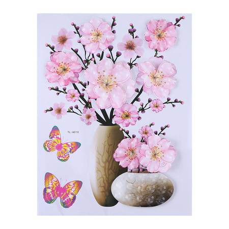 DDgui New Upgraded DIY Plant Vase 3D Stereo Stickers Self-Adhesive Wall Refrigerator Decoration DDgui LCC220921-8875